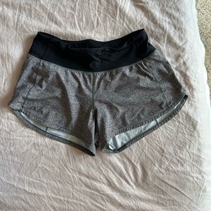 Lululemon speed up shorts grey